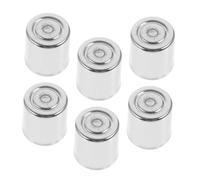 Cappucci Magnetron per Microonde in Ferro, 6 Pezzi, Argento | Ricambio Compatto, Conduzione Termica Efficiente, Riscaldamento Uniforme, per Marche e Modelli di Forno
