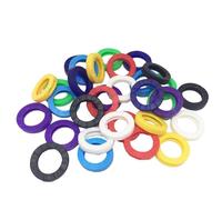Cappucci per chiavi da 40 pezzi, coprichiavi in plastica elastica, identificatori con codice colore da 1 pollice per casa, ufficio, magazzino e gestione della proprietà