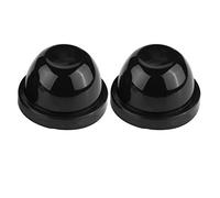 Cappucci per fari, 2 pezzi 75mm LED per fari a prova di polvere Tappi di copertura in gomma impermeabile in PVC (neri)