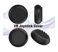 Cappucci per levette analogiche in silicone per controller Meta Quest 3 (neri)