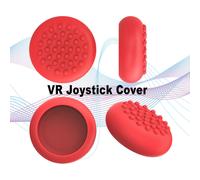 Cappucci per levette analogiche in silicone per controller Meta Quest 3 (rossi)