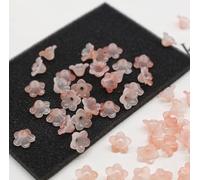 Cappucci per perline a forma di fiore in acrilico, Cappucci di perline fiori in acrilico Perline distanziatrici multicolori 8x12mm 1100/2100 pezzi for gioielli fai da te(Wild Rose,2100pcs 8x12mm)