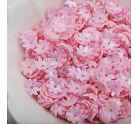 Cappucci per perline a forma di fiore in acrilico, Mini tappi di perline floreali opachi in acrilico Perline distanziatrici fai-da-te for artigianato Multi 10mm 300/600/900 pezzi(Pink,900pcs 10mm)