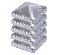 Cappucci per postazione tappo per coperchio tappo piramide zincato 71 x 71 mm (5)