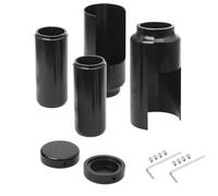 Cappucci per tubi forcella anteriore motociclistica Copertura per ammortizzatore Manica protettiva compatibile con FXD Street Fat Bob Basso Rider Models 2006 2017 Adatto a bici simili