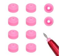 Cappucci Pezzi Punte Unghie Protettivi Silicone Fresa in Rosa 10