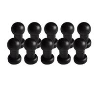 Cappucci Protettivi Per Pali Del Trampolino | Confezione Da 10 Pezzi Diametro 2,5 Cm Nero Universale - Coperture di Ricambio per Pali del Trampolino - Per Giardino Esterno Cortile Sicurezza
