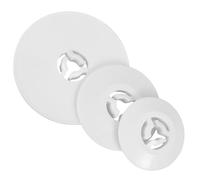 Cappucci Rocchetto Macchina da Ricamo, Bianco, Doppia Testa, 3 Pezzi | Plastica, Mantiene il Filo Centrato, Facile da Pulire, per Casa e Laboratorio, Sostituisce il Cappuccio Mancante