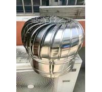 Cappucci rotativi per cappa di scarico del tetto, senza alimentazione, confezione da 2 (400 mm), ideali per granai e attrezzature di scarico