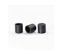 Cappucci rotondi in gomma siliconica nera bianca | 3mm-30,5mm Guarnizione di protezione Cappuccio di tenuta polvere per coperchio finale per tubi(Black,13.7MM(XY-9011)_10PCS)