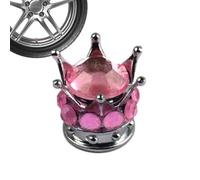 Cappucci stelo valvola pneumatici automatici, cappucci antipolvere per | Automobile per auto camion SUV moto bici Rosa