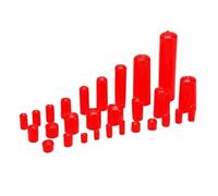 Cappucci terminali con punta in gomma | Vite protettiva for testa con cappuccio in silicone for rivestimento impermeabile(Red,6.0 mm,5 pcs)