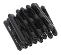 Cappucci Terminali per Aste Occhiali in Silicone Nero, 10 Paia | Antiscivolo e Rimovibili, per Corsa e Bici, Accessori per Occhiali da Vista