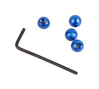 Cappucci Terminali per Cavi Bici, Cappucci Terminali a Sfera per Cavi Bici Cappucci Terminali per Cavi Freno Bici Crimpature per Cavi Bici Riutilizzabili Crimpature per Cavi (BLUE)