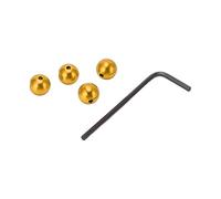 Cappucci Terminali per Cavi Bici, Cappucci Terminali a Sfera per Cavi Bici Cappucci Terminali per Cavi Freno Bici Crimpature per Cavi Bici Riutilizzabili Crimpature per Cavi (GOLD)