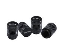 CAPPUCCI VALVOLA MILLED BLACK KIT 4 ZIGRINATI