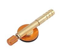 Cappucci Valvole,Adattatore per Ricarica Gas Bici da Campeggio Esterna Universale Adattatore per Pompa Aria Convertitore Valvola Bici di Sicurezza(Rosso)