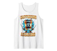 Cappuccino Assassin Funny Coffee Ninja Canotta