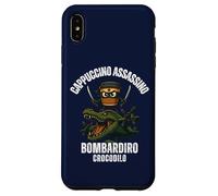 Cappuccino Assassino Bombardiro Crocodilo Italiano Brainrot Custodia per iPhone XS Max