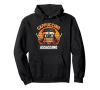 Cappuccino Assassino Italiano Brainrot Meme Carino Ninja Caffè Felpa con Cappuccio