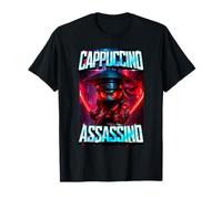 Cappuccino Assassino Italiano Brainrot Meme Ninja Giapponese Maglietta