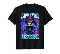 Cappuccino Assassino Italiano Brainrot Meme Ninja Giapponese Maglietta