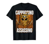 Cappuccino Assassino Mummia Summerween Italiano Brainrot Meme Maglietta
