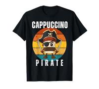 Cappuccino Assassino Pirata Halloween Italiano Brainrot Meme Maglietta