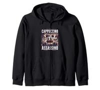 Cappuccino Assassino Tazza da caffè Ninja Parodia Anime Humor Felpa con Cappuccio
