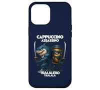 Cappuccino Assassino Tralalero Tralala Italiano Brainrot Meme Custodia per iPhone 12 Pro Max