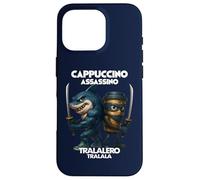 Cappuccino Assassino Tralalero Tralala Italiano Brainrot Meme Custodia per iPhone 16 Pro