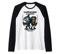 Cappuccino Assassino Tralalero Tralala Italiano Brainrot Meme Maglia con Maniche Raglan