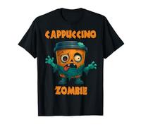 Cappuccino Assassino Zombie Temi Halloween Festa in Costume Maglietta