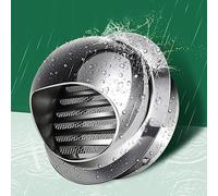 Cappuccio a Griglia di Ventilazione Rotonda,Tappo del Camino in Acciaio Inossidabile 304,Griglia Aerazione Fori di Ventilazione del Riscaldatore del Bagno,Coperchio di Uscita (70mm/2.8in)