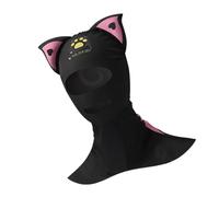 Cappuccio animale, con orecchie di animali, con orecchie, design Kawaii Cat Adventures per gli amanti dei gatti per adulti