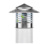 Cappuccio antipioggia for camino in acciaio inossidabile, protezione for cappa di scarico dell'aria a parete, tubo del tetto for stufa a legna(20cm/7.8in)