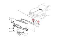 CAPPUCCIO BRACCIO TERGICRISTALLO FIAT BRAVO - MULTIPLA ORIGINALE 7784942