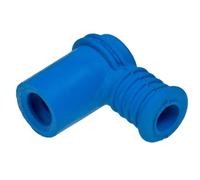 Cappuccio candela corto in silicone blu