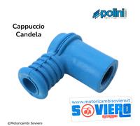 Cappuccio Candela POLINI Blu Corto In Silicone Vespa