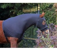 Cappuccio coprispalle sottocoperta per cavallo in lycra - lycra hood for horses