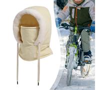 Cappuccio da sci, maschera da ciclismo, scaldacollo, caldo e spesso, cappello,