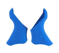 Cappuccio del cambio per bici da strada in silicone per ST-5600 per ST-5601 per ST-6600 leve freno migliorato controllo e riduzione dell'affaticamento (blu)