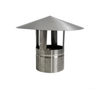 cappuccio della pioggia dell'acciaio inossidabile, cappuccio resistente al freddo e al calore della pioggia della canna fumaria del metallo del cappello superiore per le condotte
