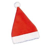 Cappuccio di Babbo Natale economico cappello rosso in panno cappellino
