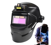 Cappuccio di saldatura a oscuramento automatico - Scudo di colore vero da 11,02 pollici | Casco PC LCD - Maschera di saldatura solare ricaricabile con display dimmer automatico per il lavoro d