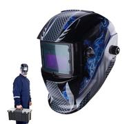 Cappuccio di Saldatura Automatica Oscuramento - Maschera di Saldatura a Grande Schermo di Visualizzazione | Cappello di Saldatura di Sicurezza Automatica Scuro Casco di Protezione per Saldatura MIG