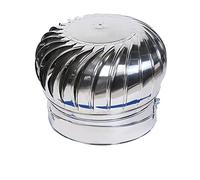Cappuccio di ventilazione, cappuccio girevole for camino in acciaio inossidabile Spinner anti-corrente d'aria Semplice da montare, Rotaryt, 400 mm/15,7 pollici