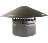 Cappuccio di Ventilazione, Protezione for Camino, Acciaio Inossidabile, Tappo di Copertura della Canna Fumaria, Parte Superiore dello Sfiato, Estremità del Tubo di Scarico, Cappello da Pioggia e Neve,