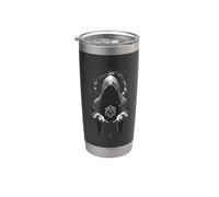 Cappuccio illuminato con cubo di Metatron Bicchiere termico in acciaio inox doppia parete