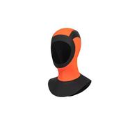 Cappuccio in neoprene hi vis nero arancione